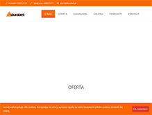 Tablet Screenshot of durabet.pl